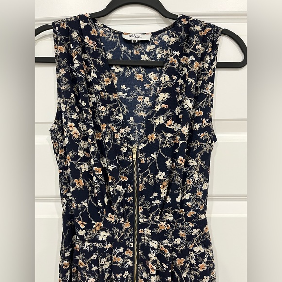 Wildfire Floral Front Zip Maxi Dress - Picture 3 of 4